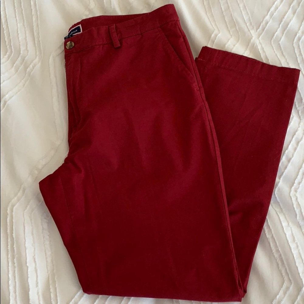 Club Room || Dark Red Chinos - 32 x 30